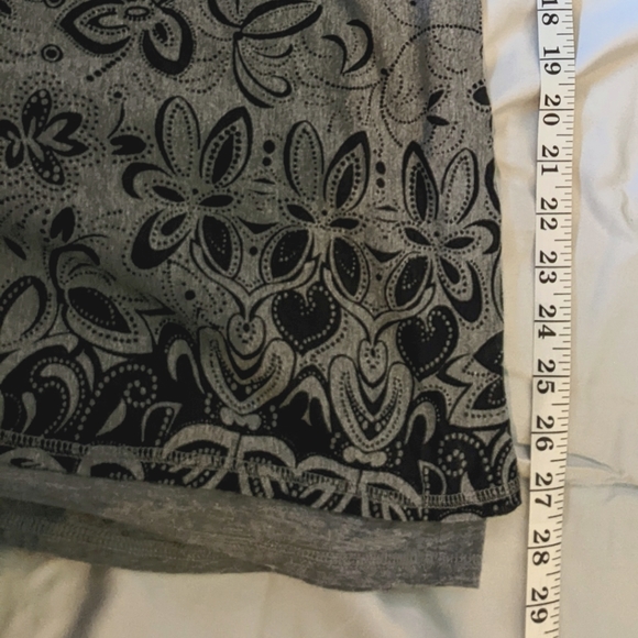 Athleta Dress Vyasa Asphalt Gray Tiger Lily Sleeveless Floral - Picture 5 of 10